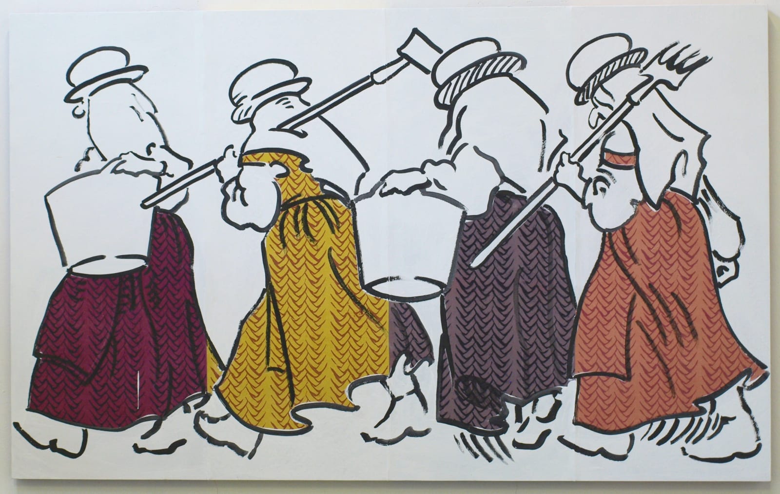 Sigrid Holmwood, Off to work we go, 2016