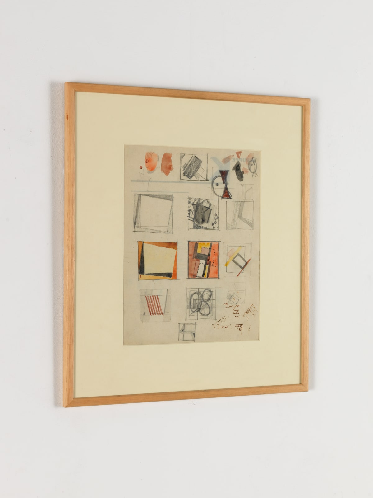Friedrich Vordemberge-Gildewart, Studies for compositions (D40), 1920s