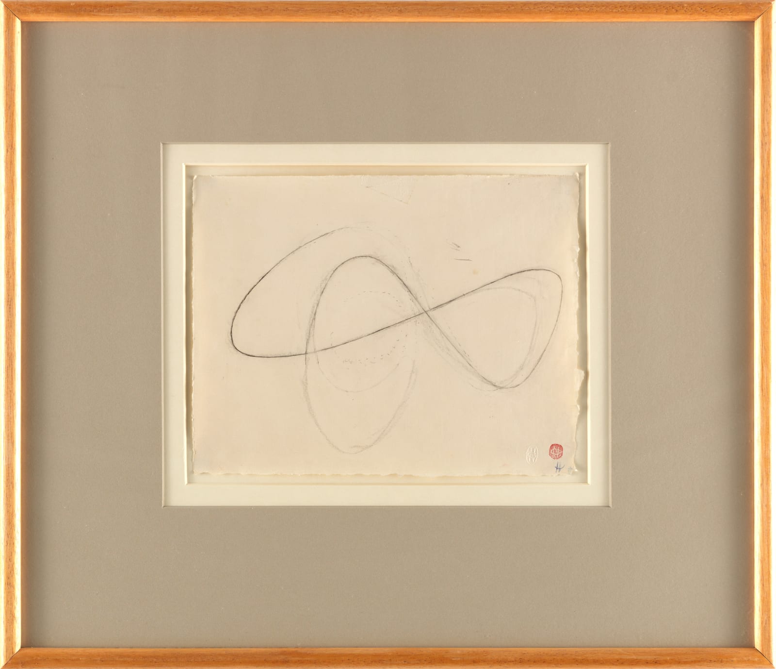 Naum Gabo, Drawing for Opus Nine (D115), 1950s