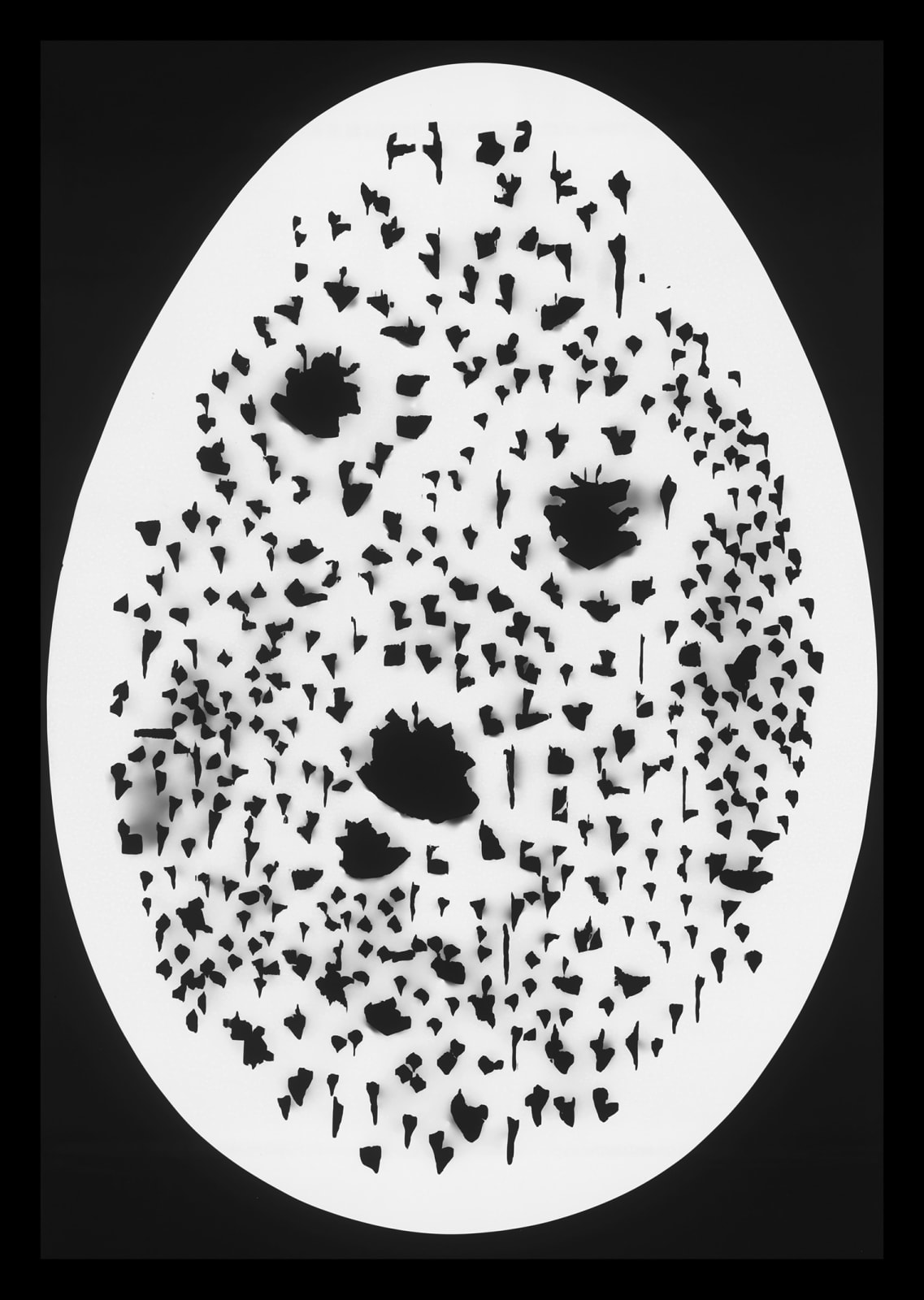 Philipp Goldbach, Lucio Fontana, Concetto spaziale, La fine di Dio (63-FD.17), 1963, Centre Pompidou, Paris (Inv.-No. AM 1997-94), 2022