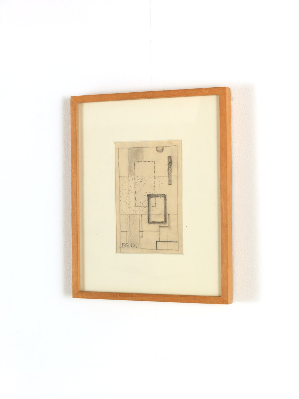 Friedrich Vordemberge-Gildewart, Etüde (D10), 1920