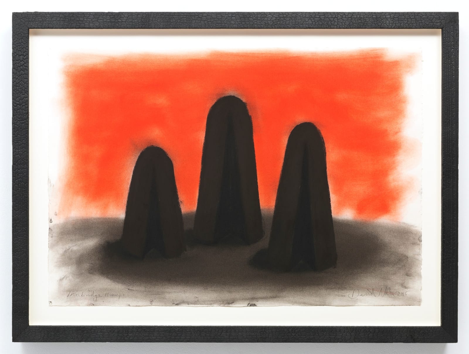 David Nash, Ironbridge Humps, 2015