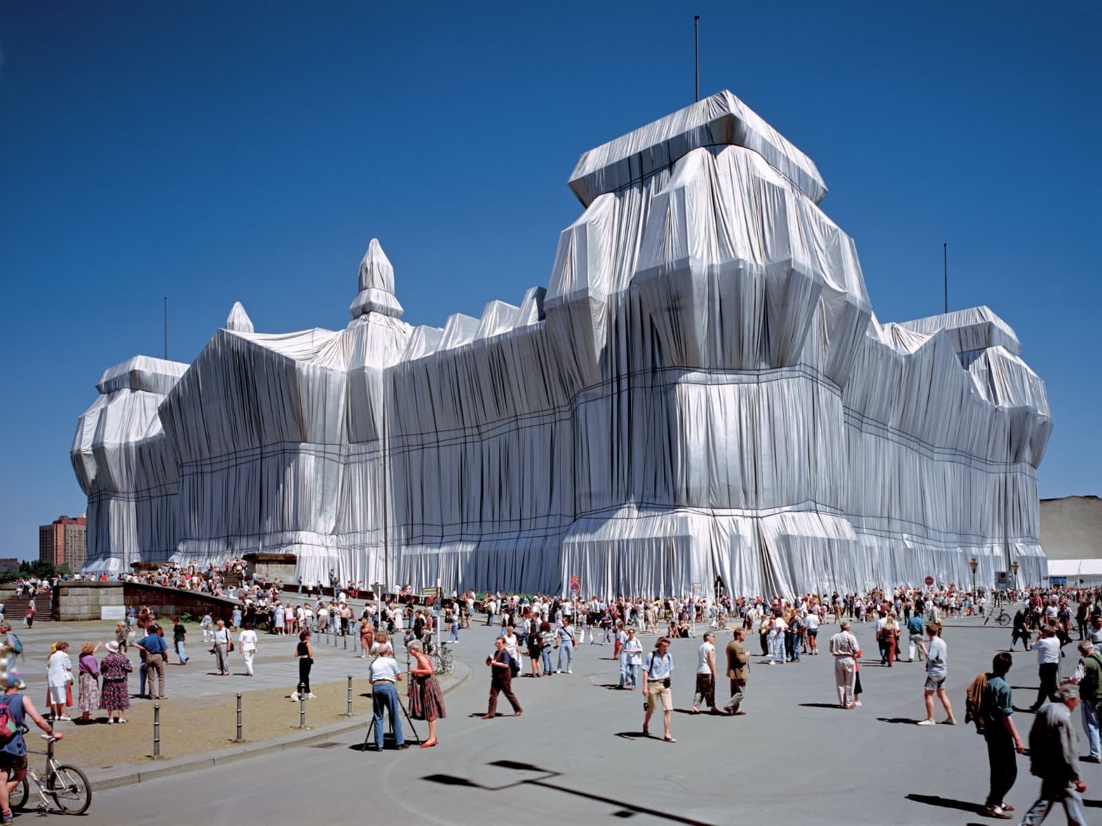 完璧わいふによる Reichstag, Wrapped Christo, Berlin, Juda Annely | 1971-95 画集