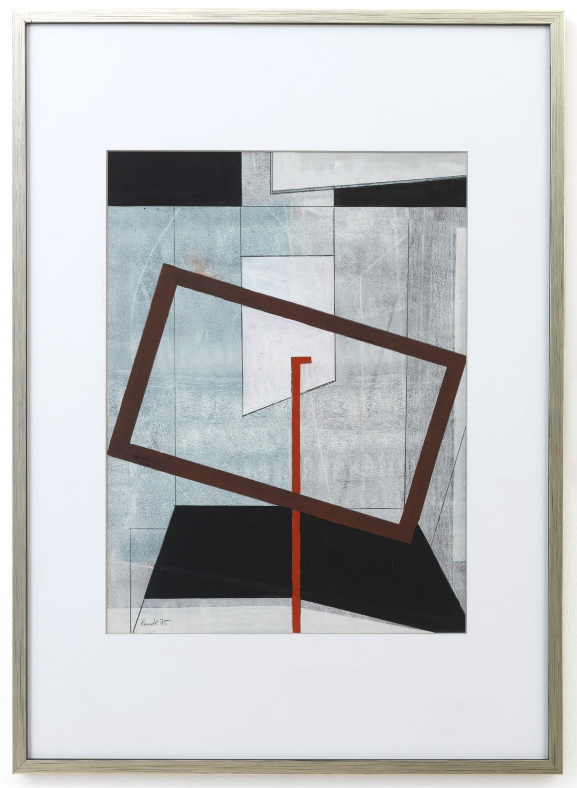 Tamás Konok, Espace, 1975