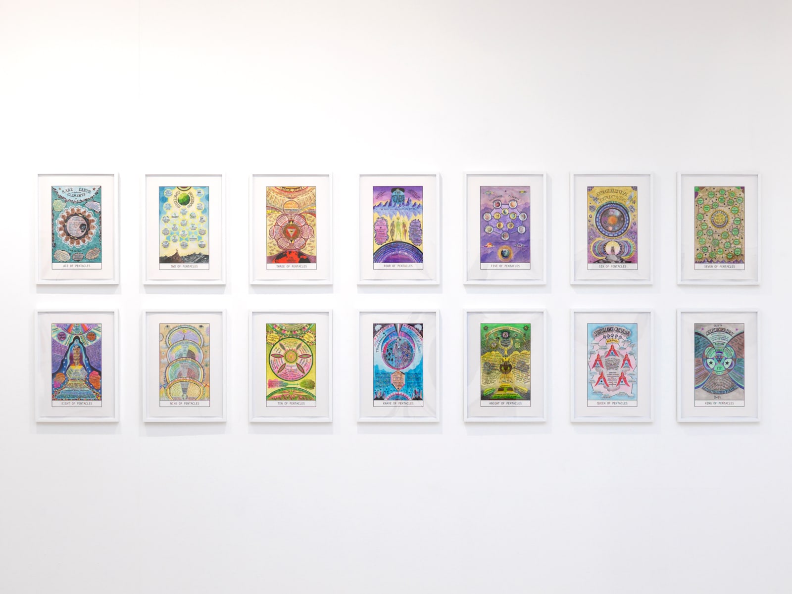 Suzanne Treister, HEXEN 5.0/TAROT/Pentacles, 2023-25