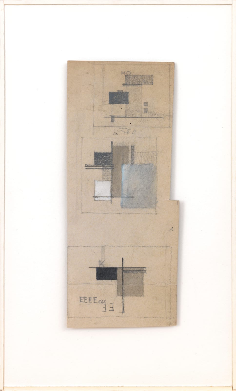 Friedrich Vordemberge-Gildewart, Ideas for Early Work, 1924