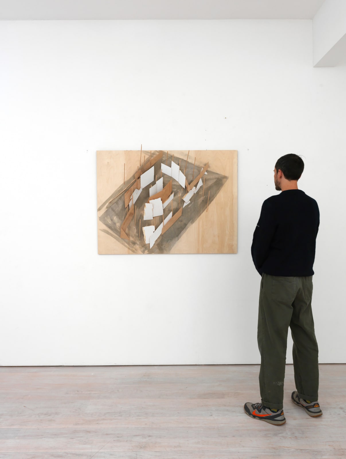 Tadashi Kawamata, Plan for Demolition at Annely Juda Gallery no. 4, 2025