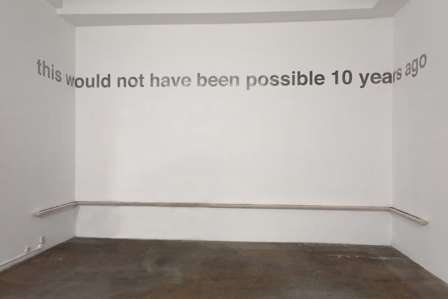 Antonis Pittas, This would not have been possible 10 years ago. Part of the series: Untitled (this is a historic opportunity for us), 2010