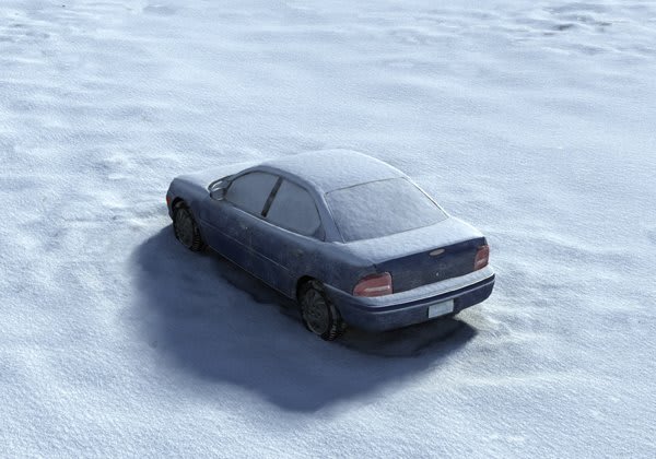 Ryan Gander, Is this Guilt in You Too - (The Study of a Car in a Field), 2005