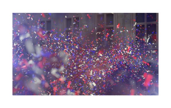 David Claerbout, Confetti abstract pixels (10 layers), 2019