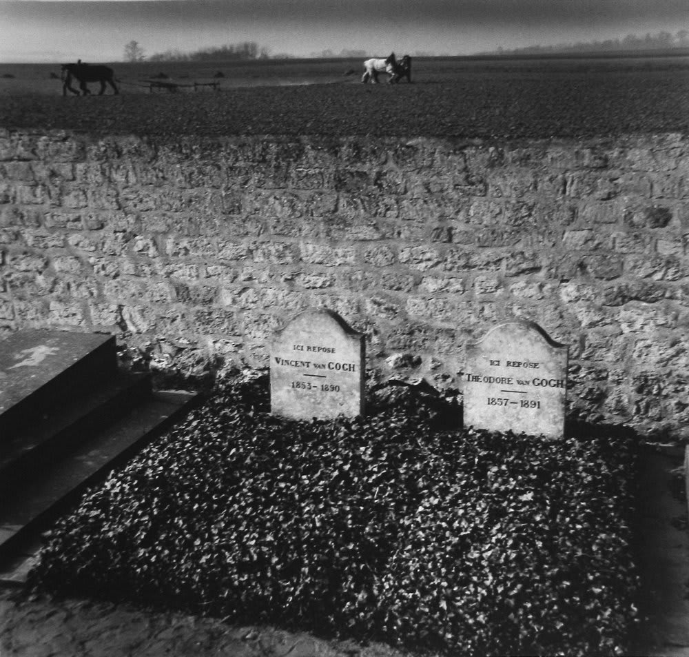 Ed van der Elsken, Auvers-sur-Oise, the Grave of Vincent Van Gogh, 1950