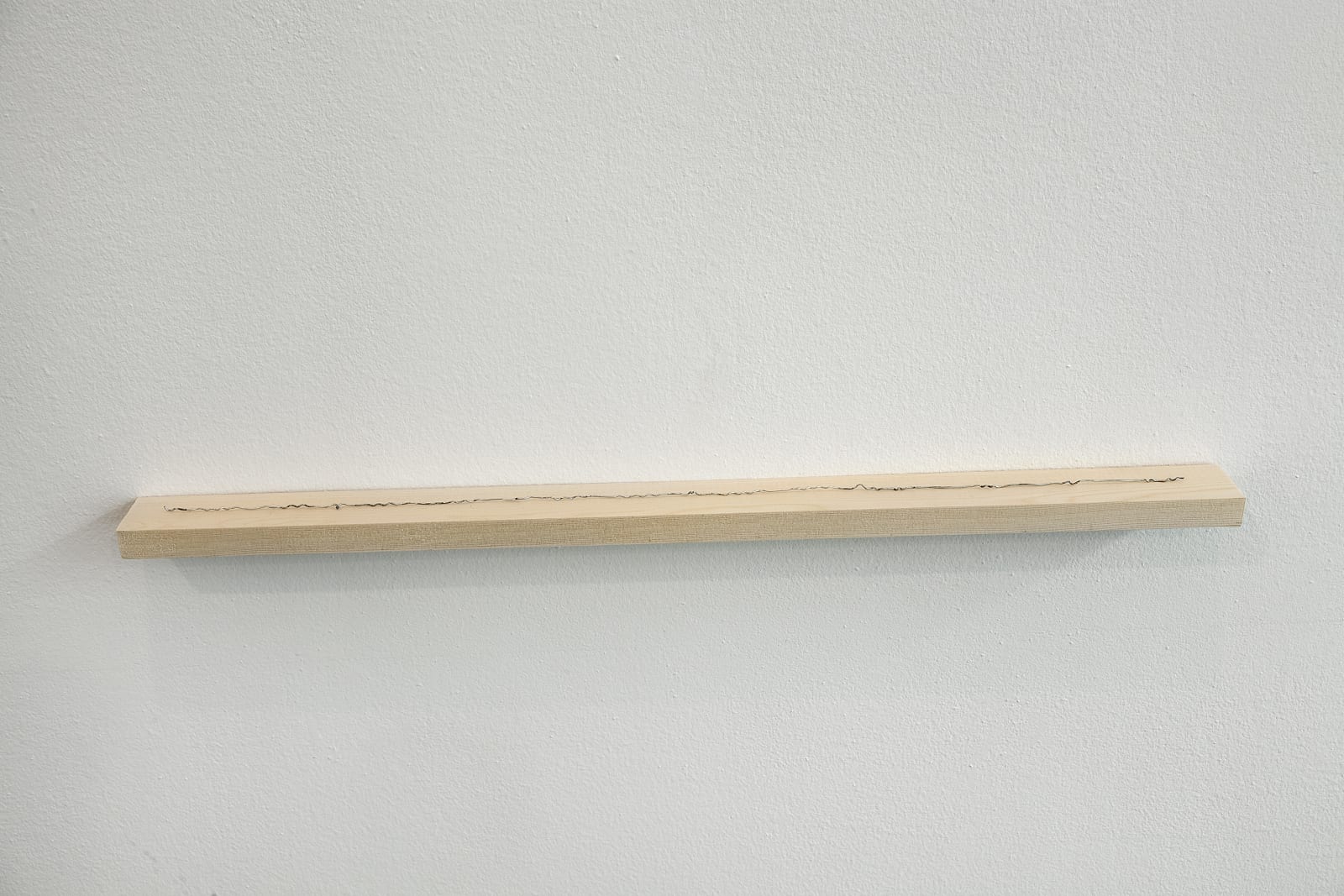 Wilfredo Prieto, Cork wire from champagne bottle stretched, 2018