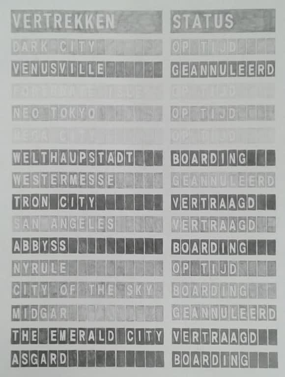 Alicia Framis, Departures (Dark City, Dutch), 2014
