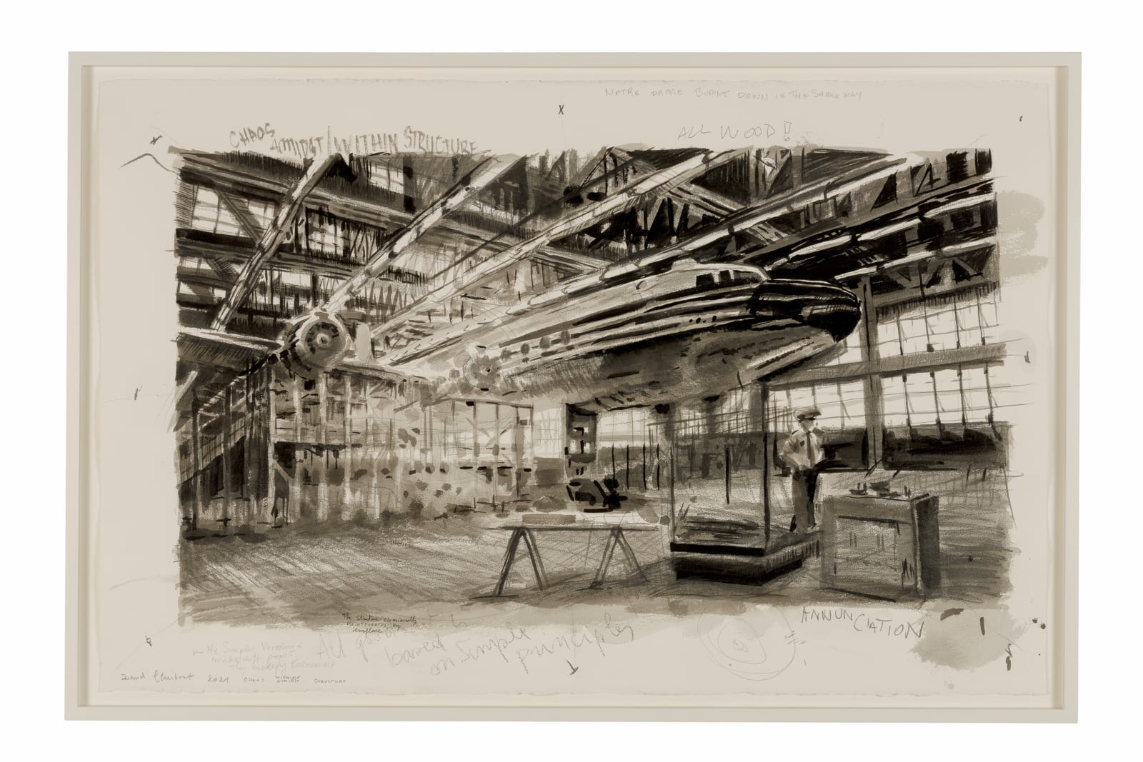 David Claerbout, Aircraft FAL (Chaos Amidst/Within Structure), 2021