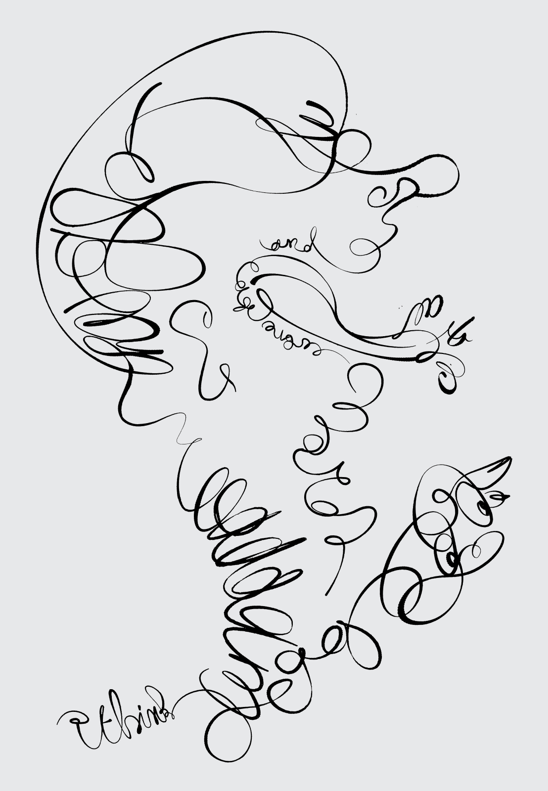 Josse Pyl, I Think and I Think I’ve Thought a Thought, 2019