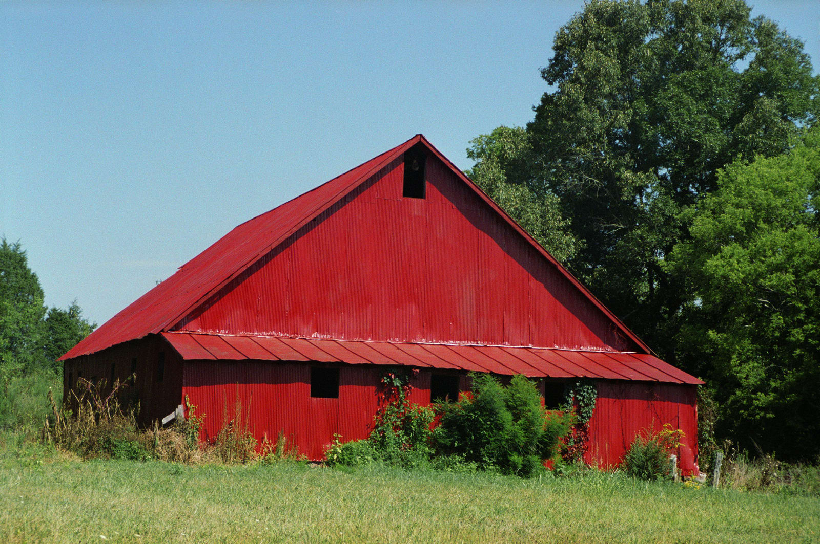 Bertien van Manen, Red barn, Tennessee, 2007