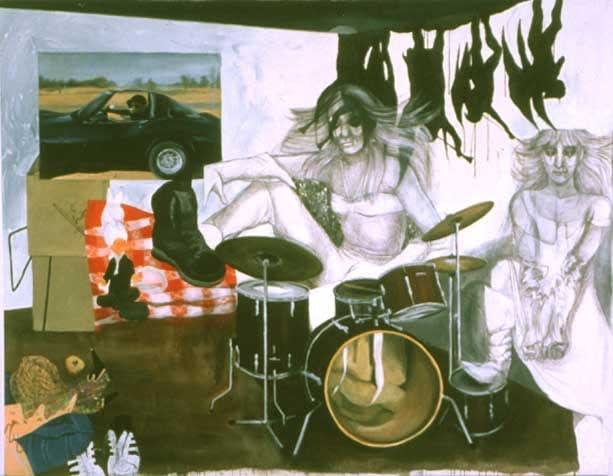Rita Ackermann, Cat Scratch Fever, 1999