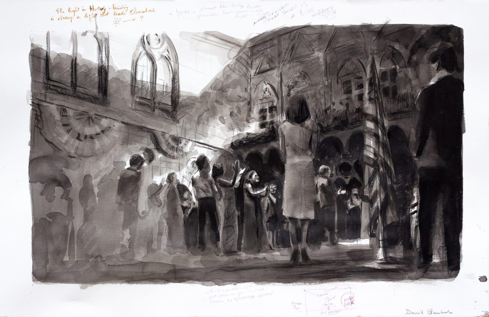 David Claerbout, Confetti Ghost Series (The Light in History Painting) , 2019