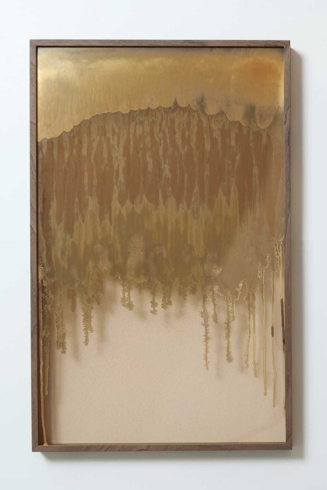 Sarah van Sonsbeeck, gold drippings #5, 2019