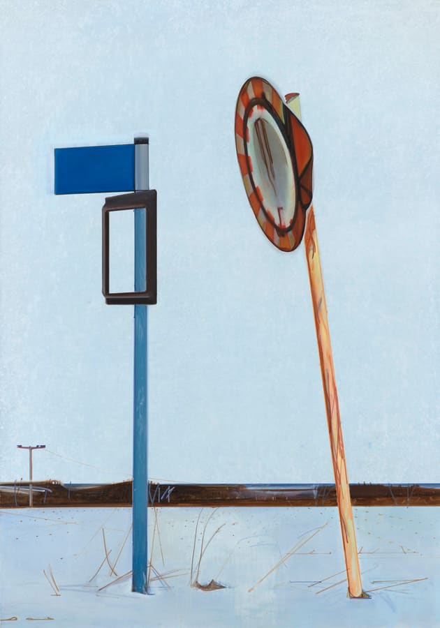 Thoralf Knobloch, Zwei Spiegel, seitwärts, 2011