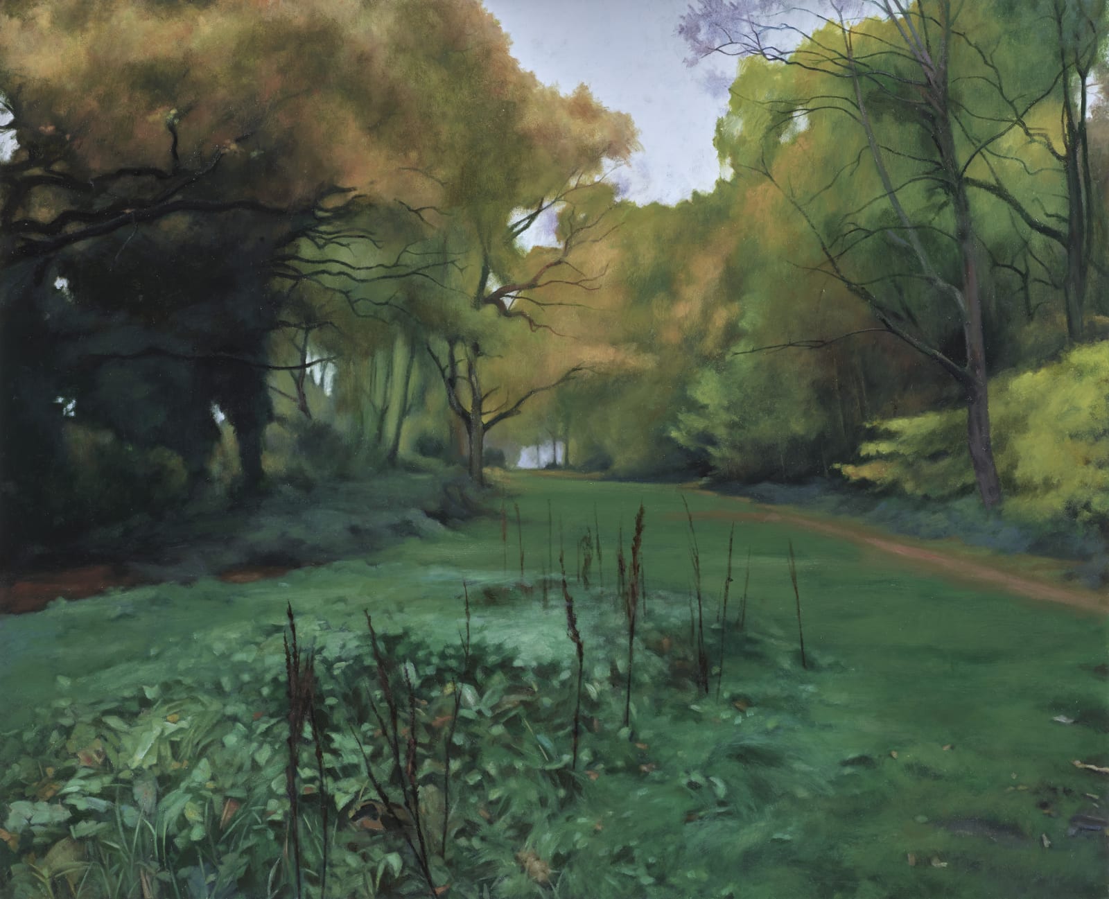 George Shaw, The Bonfire Revisited, 2019-2021