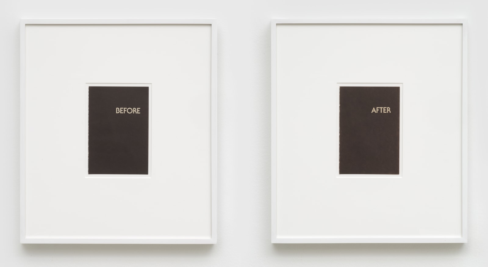 Matthew Higgs, BEFORE / AFTER, 2015