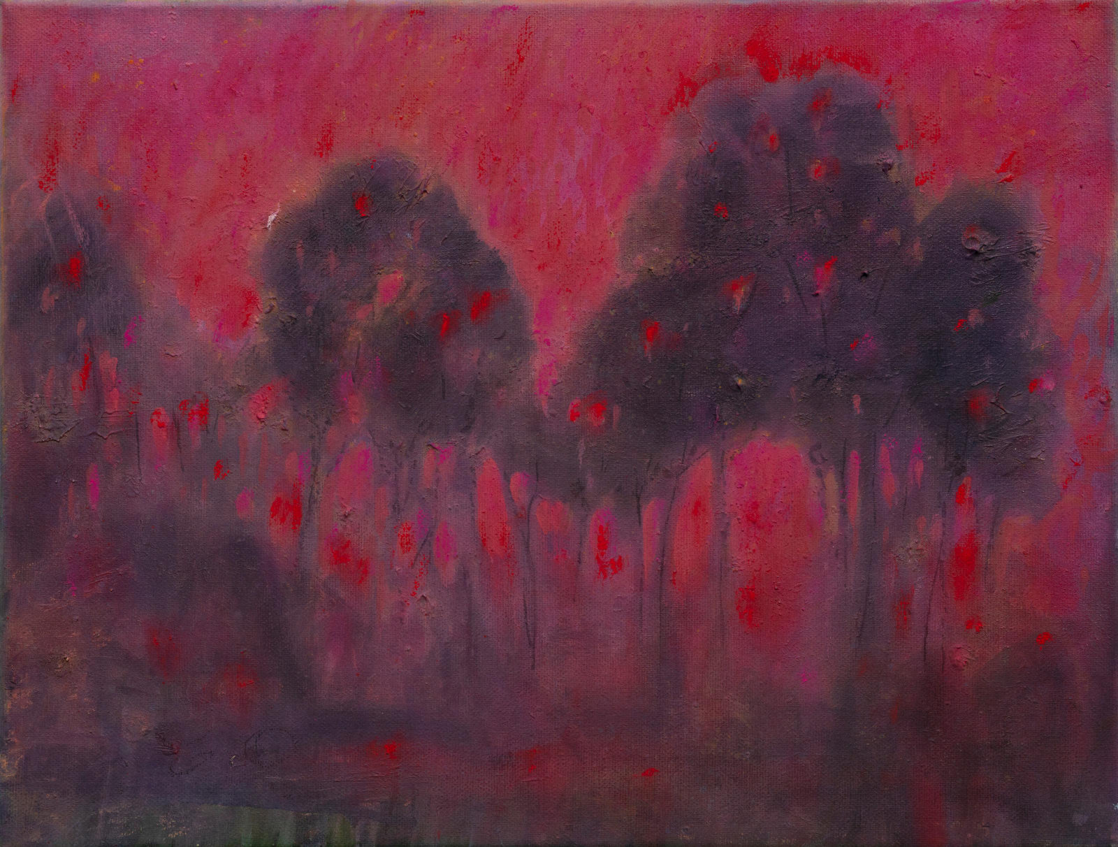 Elizabeth Magill, Are behind the curtain, 2024