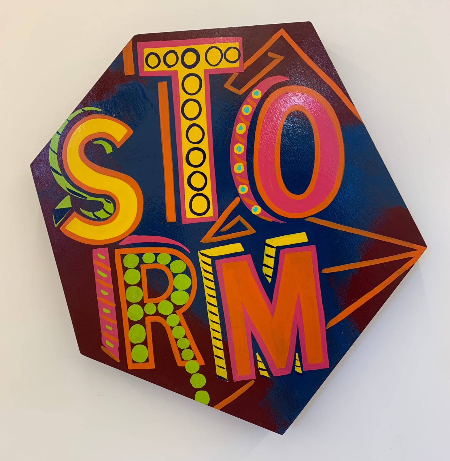 Bob & Roberta Smith, Storm, 2023