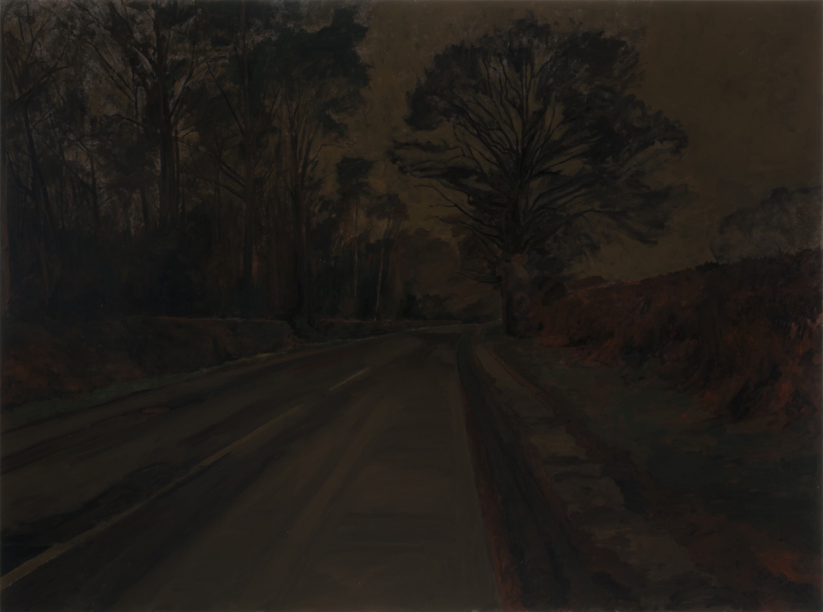 George Shaw, Study for The Painter on the Road IV, 2015