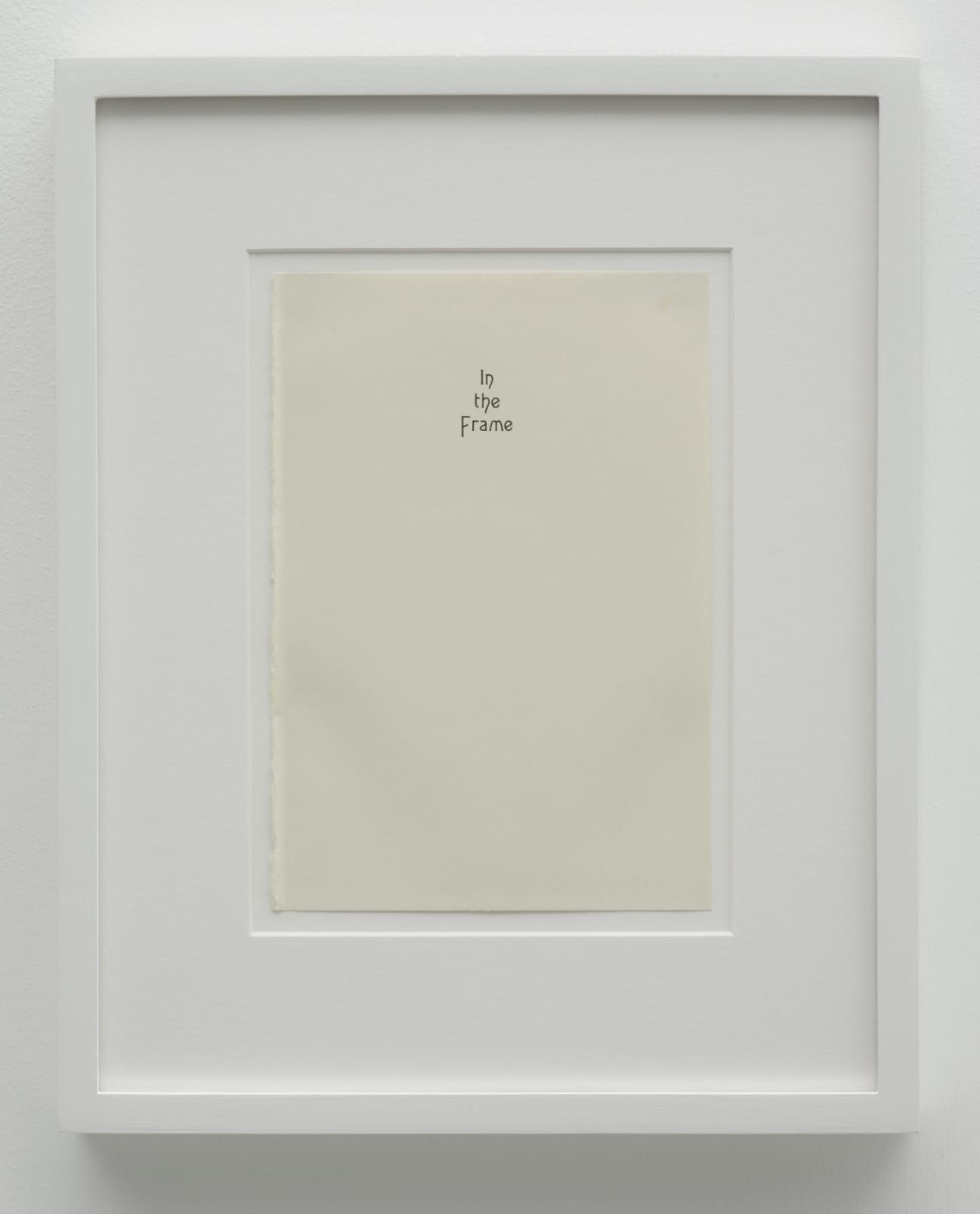 Matthew Higgs, In the Frame, 2008