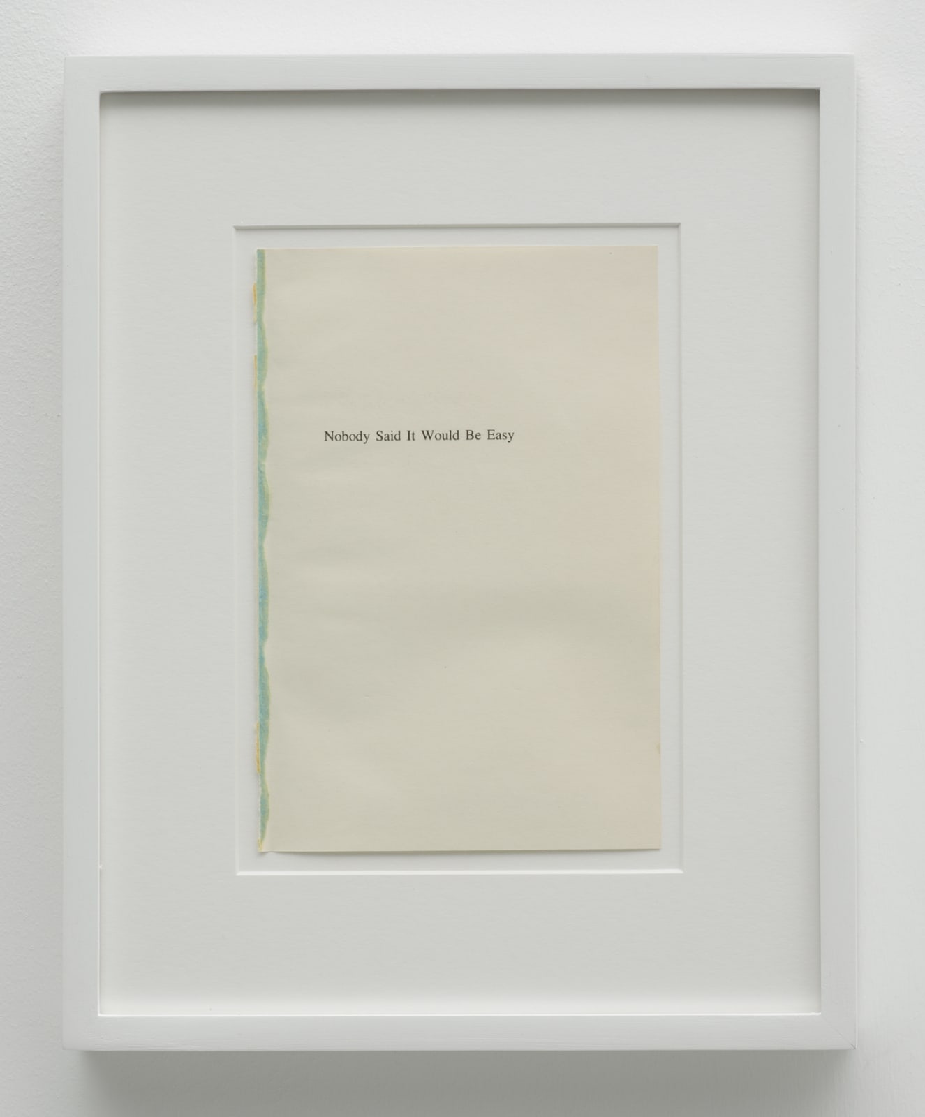 Matthew Higgs, Nobody Said it Would be Easy, 2008