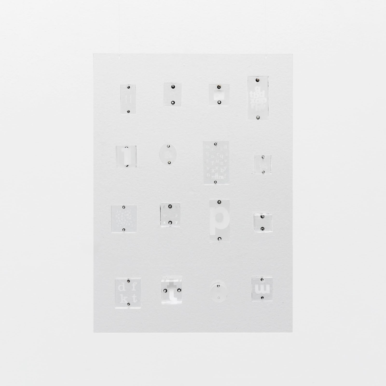 Mira Schendel, Sem título, da série Toquinhos [Untitled, from the Little Stubs series], c. 1970