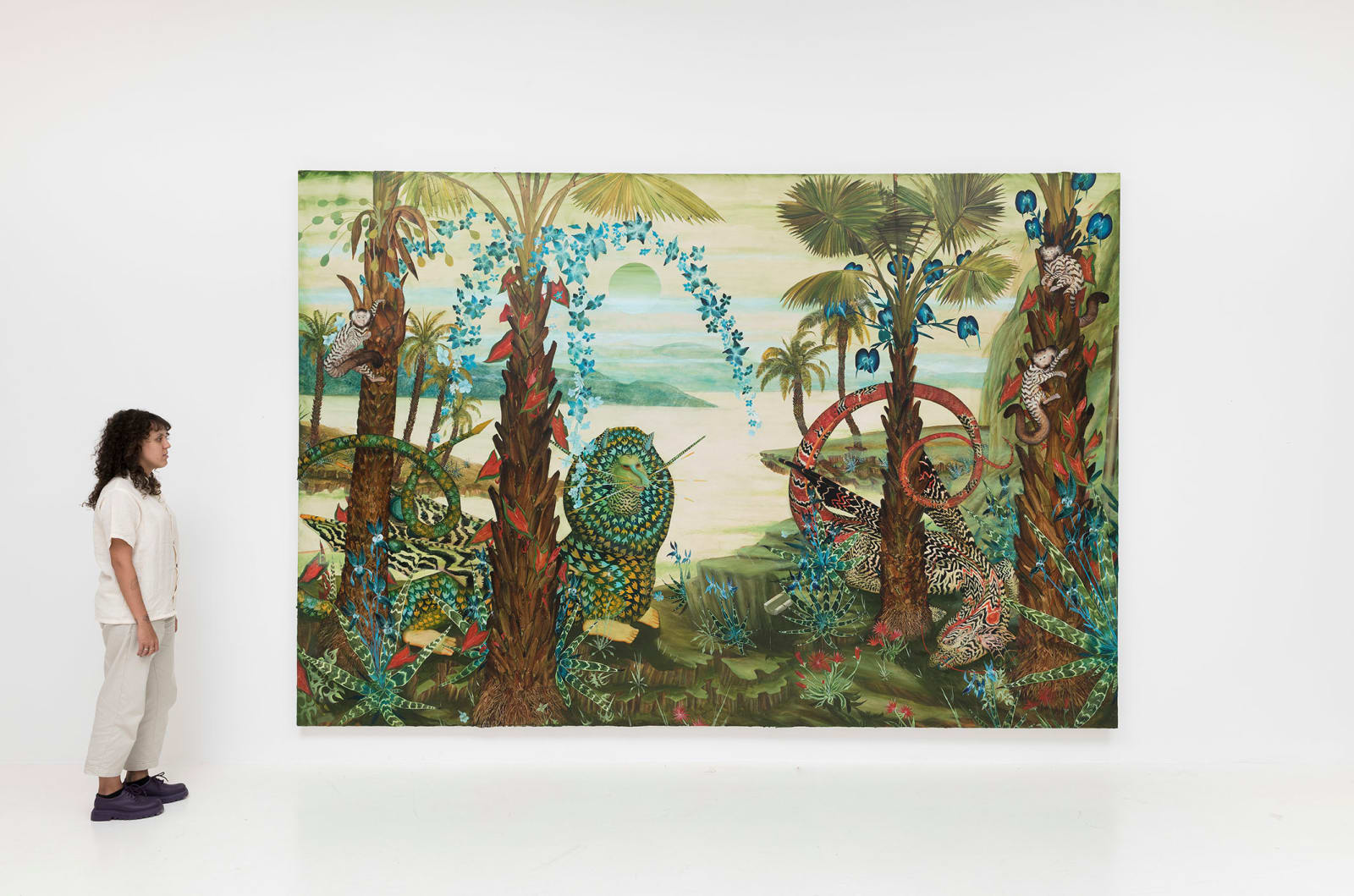 Bruno Novelli, Jardim dos daimons [Garden of the Daemons], 2024