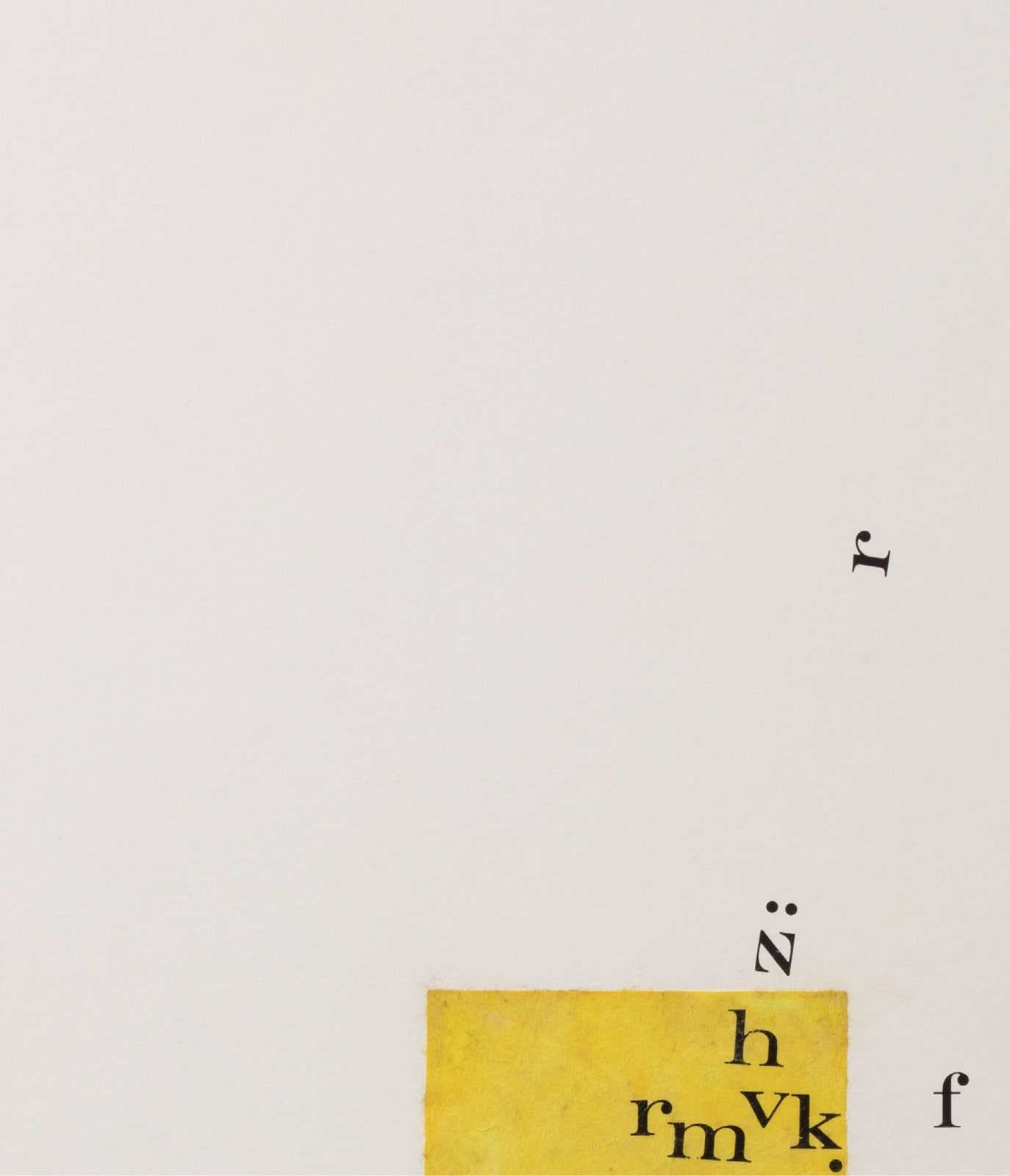 Mira Schendel, Sem título, da série Toquinhos [Untitled, from the Little Stubs series], 1972