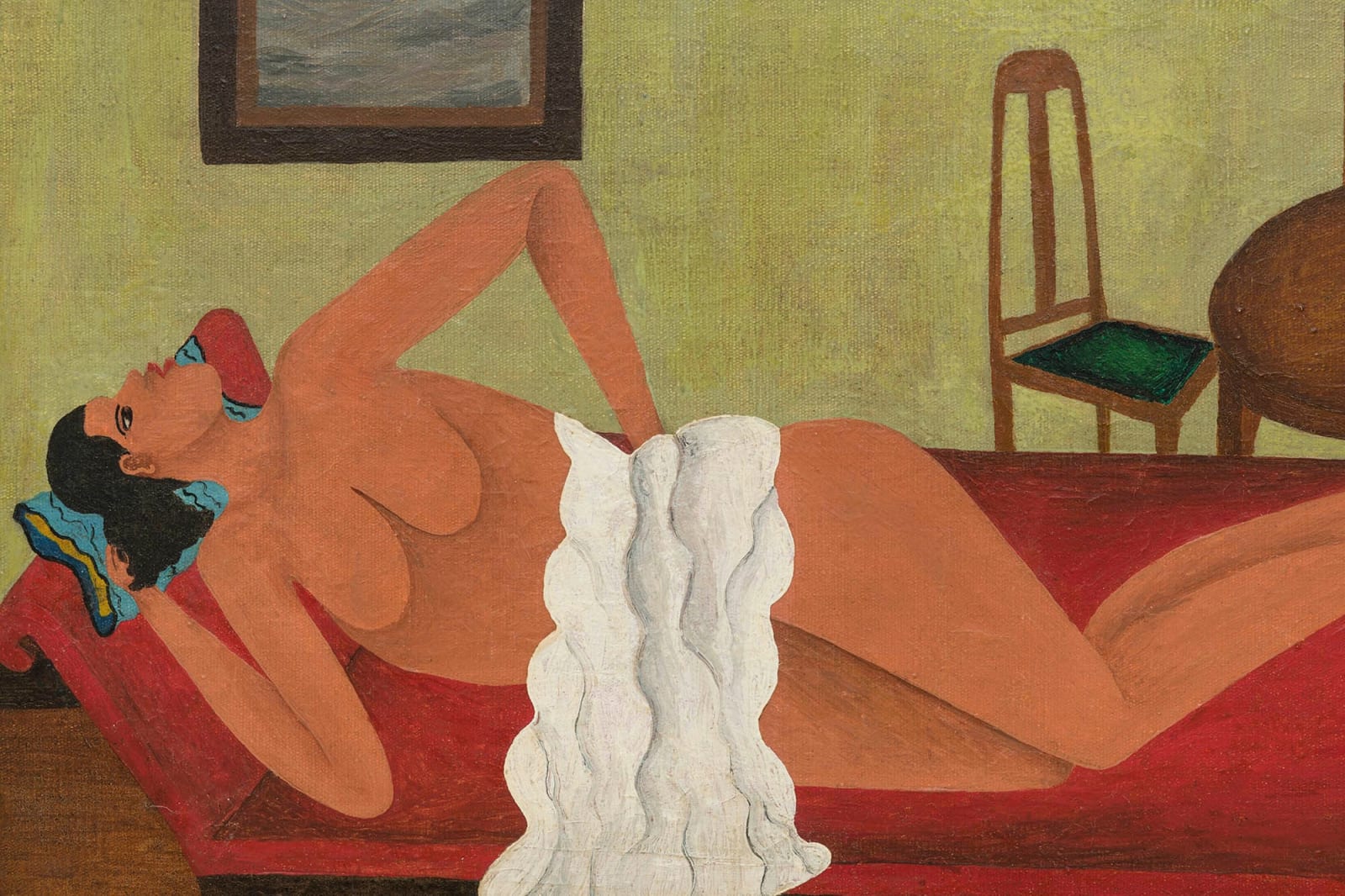 Heitor dos Prazeres, Mulher sobre catre, 1963
