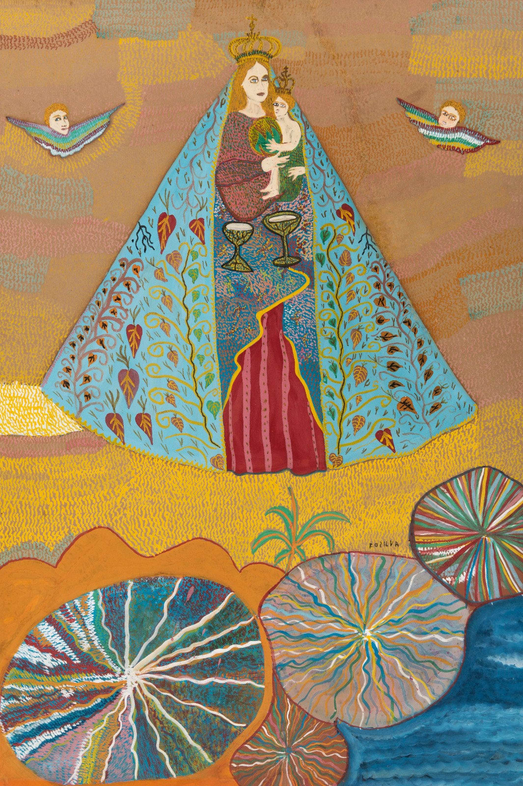 Chico da Silva (Francisco Domingos da Silva), Sem título [Untitled], década de 1960 [1960s]