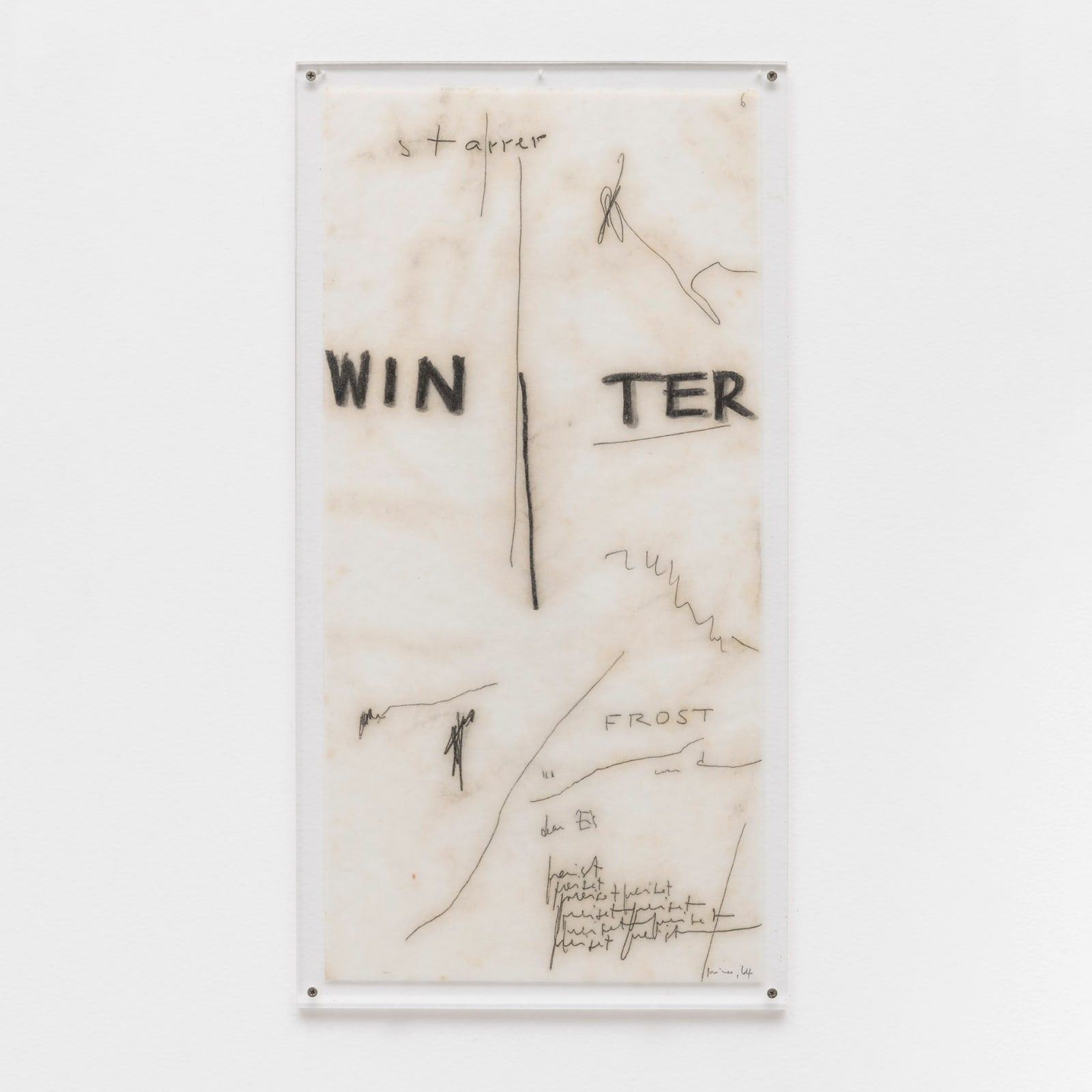 Mira Schendel, Sem título (da série Monotipias) / Untitled (from the Monotypes series), 1964