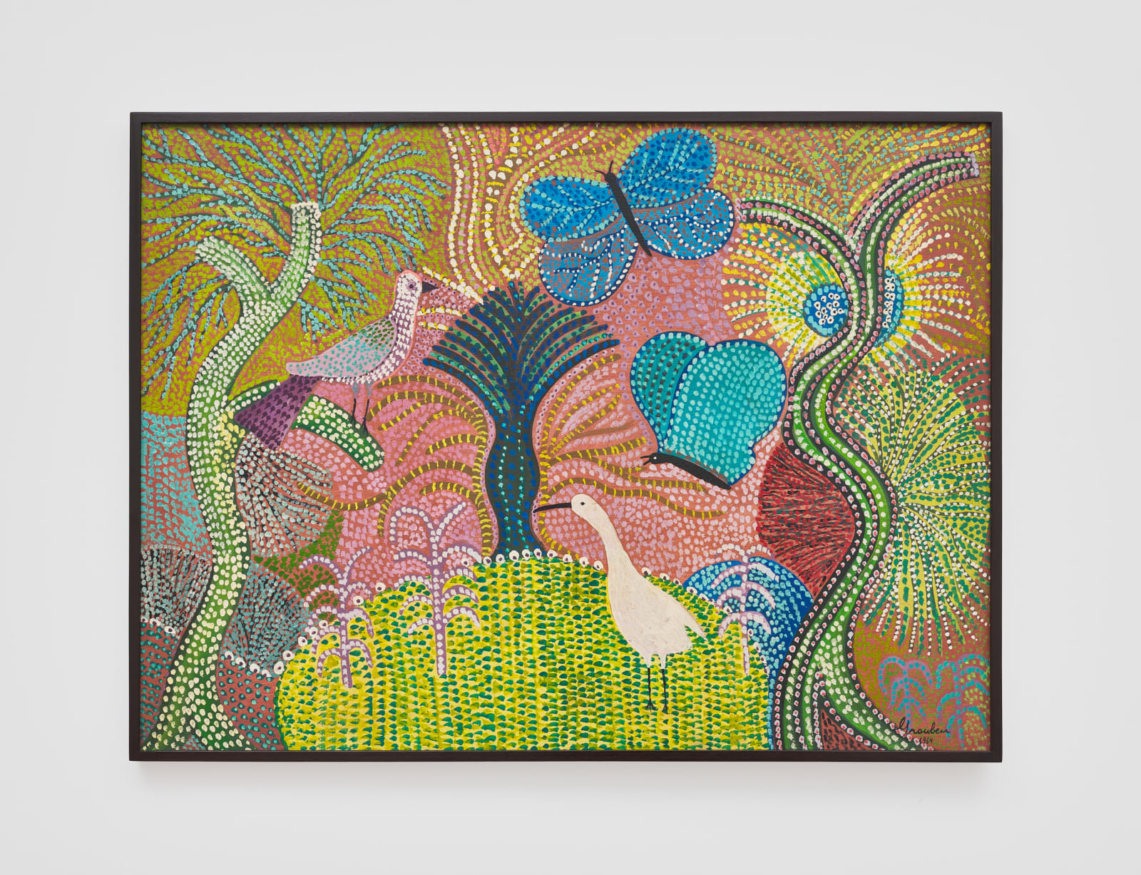 Grauben do Monte Lima, Paisagem com borboletas e pássaros, 1964