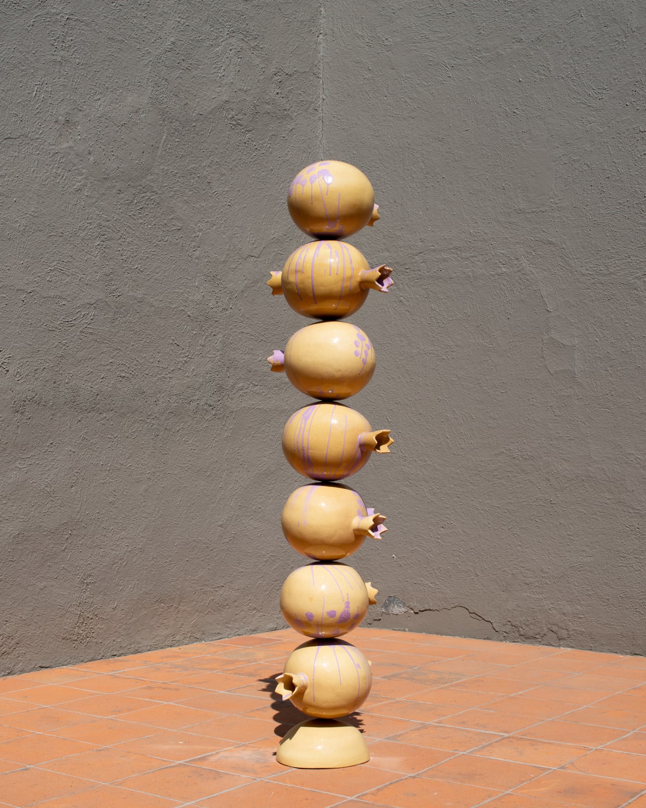 Erika Verzutti, Siete Granadas [Seven Pomegranates], 2023