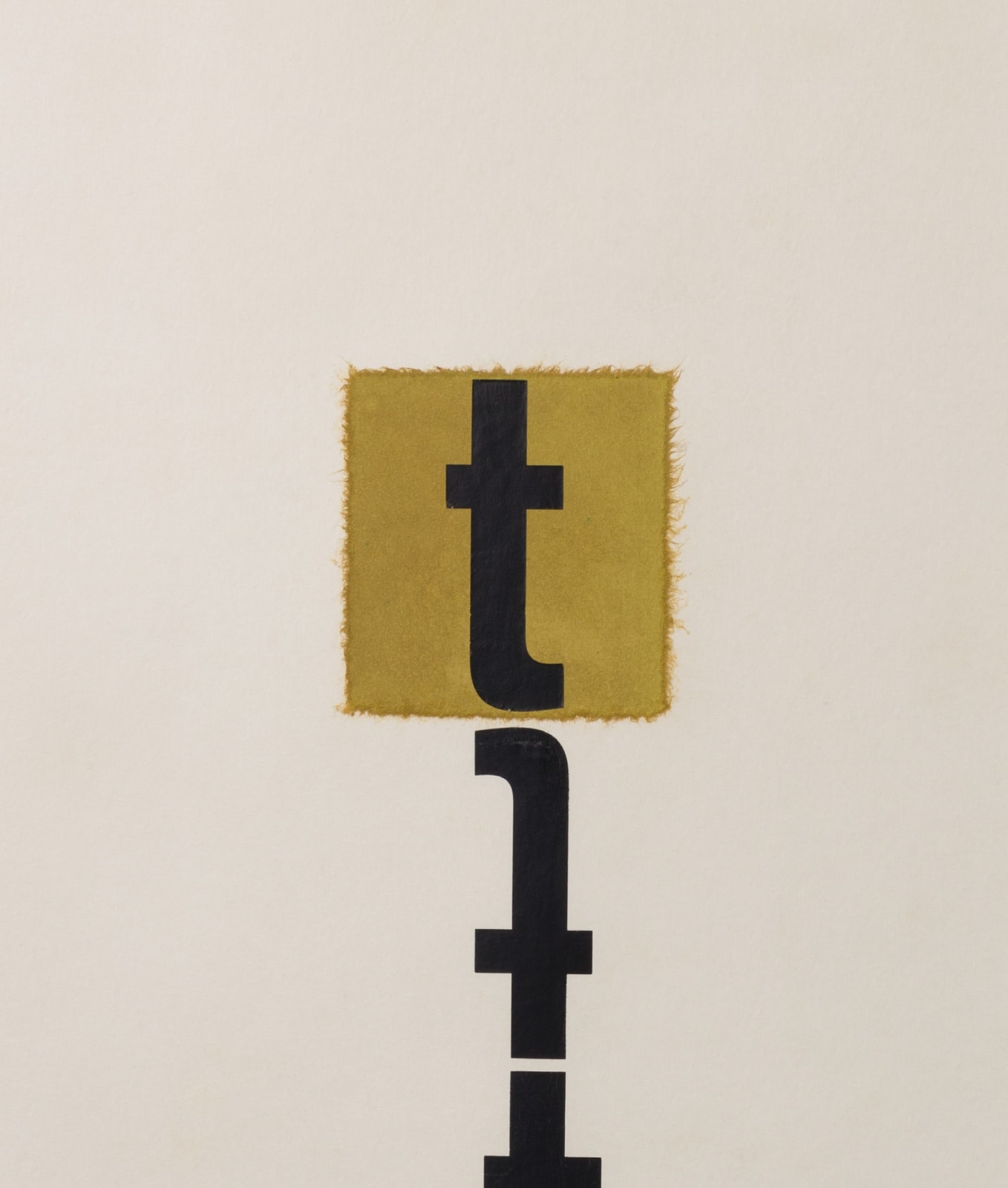 Mira Schendel, Sem título, da série Toquinhos [Untitled, from the Little Stubs series], 1972