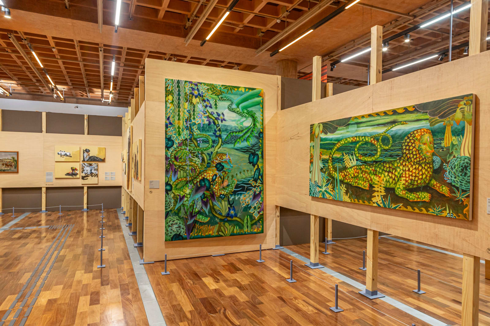 Bruno Novelli, Floresta azul [Blue Jungle], 2024