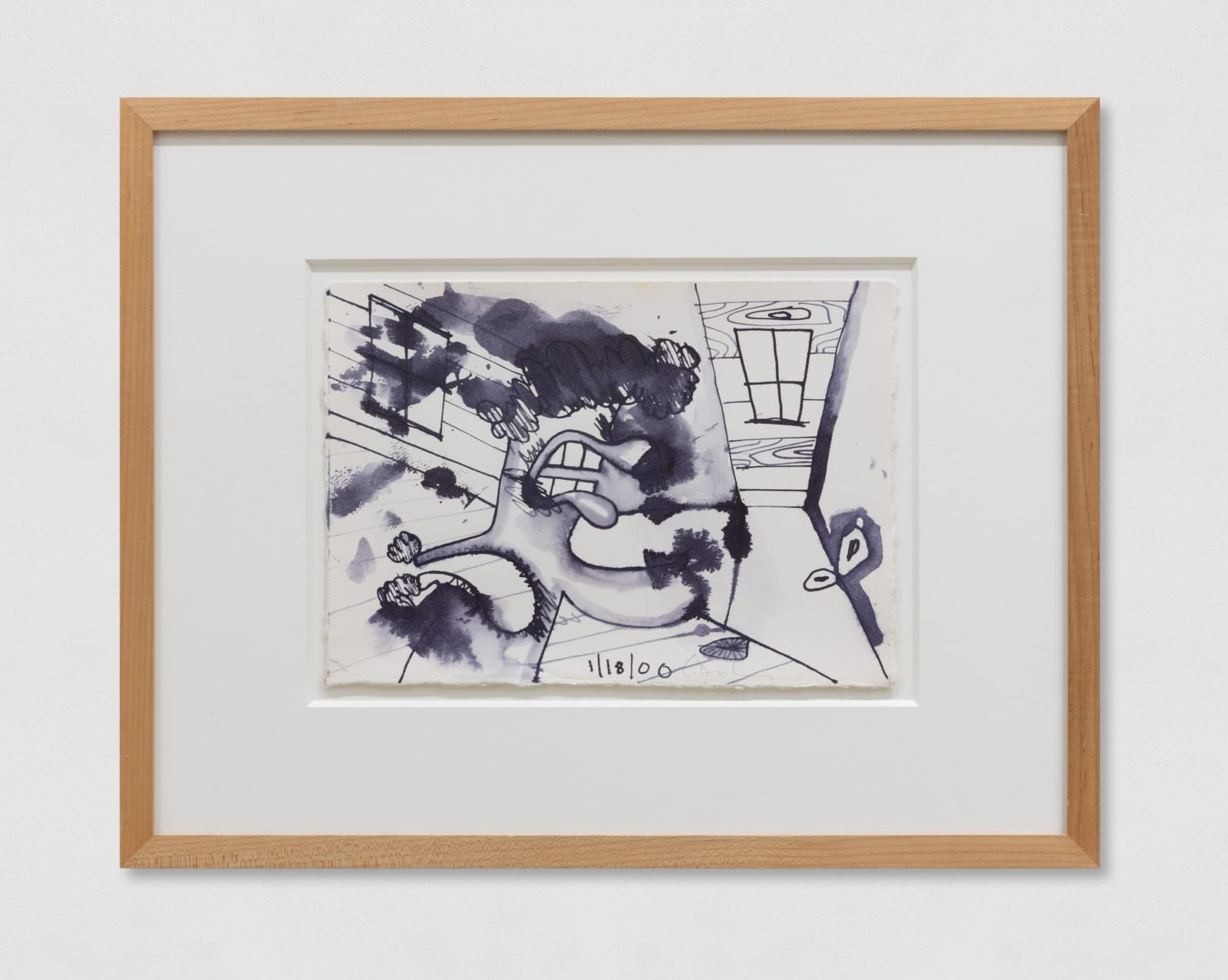 Carroll Dunham, Untitled (1/18/00), 2000