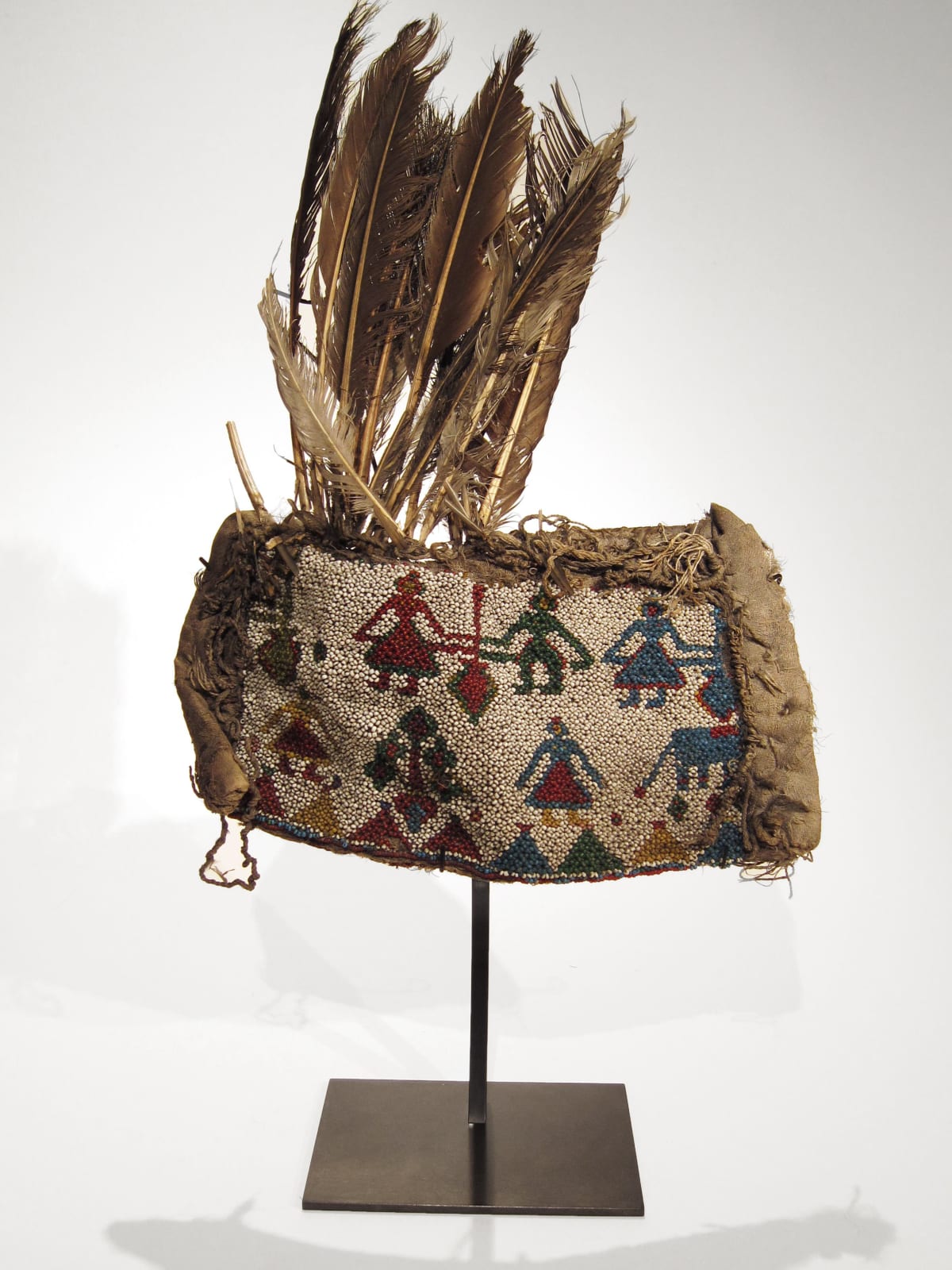Tabwa, Beaded Headdress Zaire-Zambia border-area; Lake Tanganyika