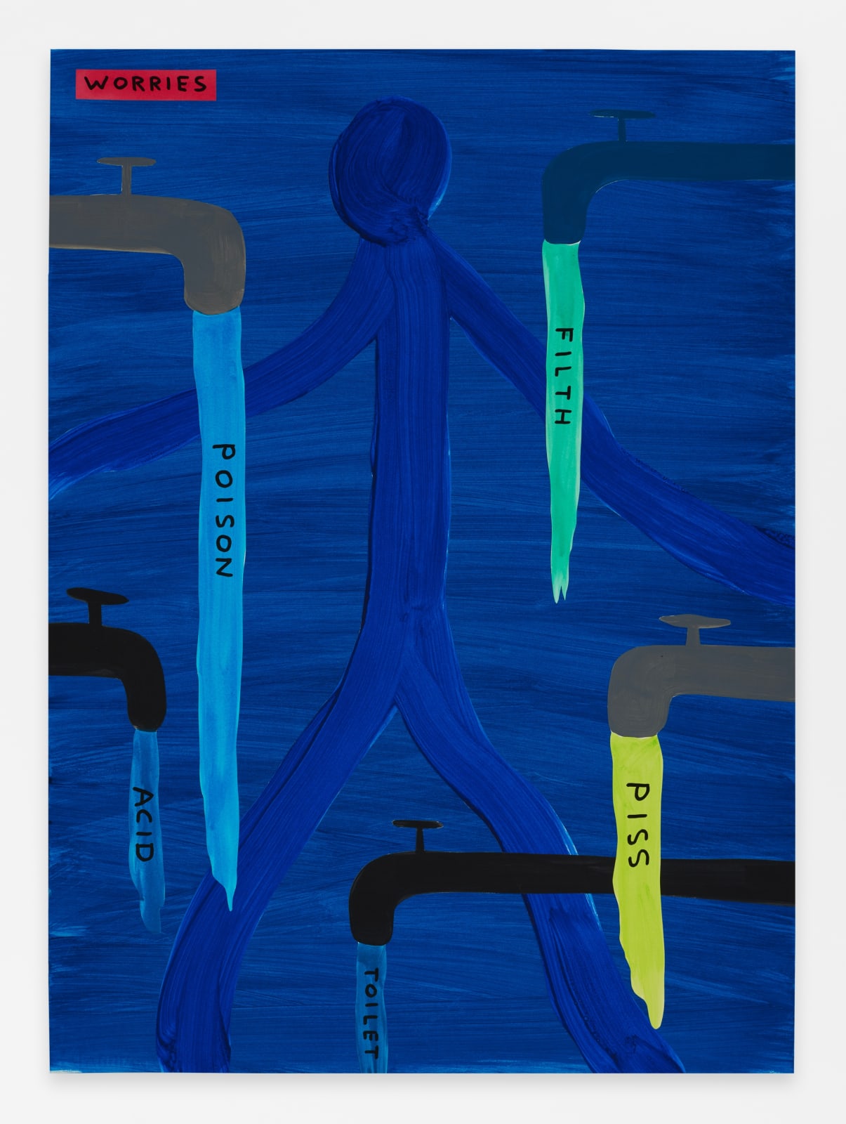 David Shrigley, Untitled (Worries), 2023