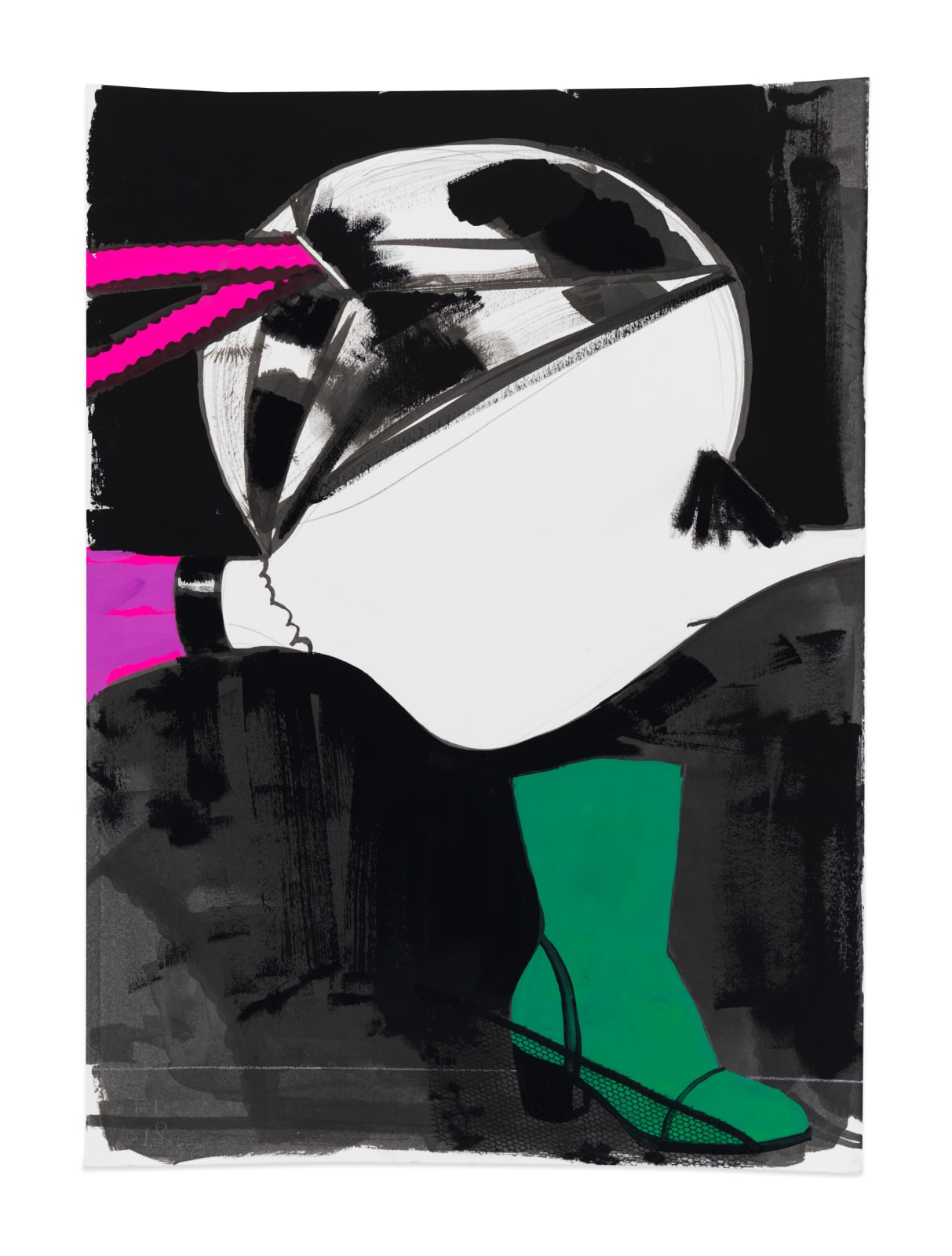 Ellen Berkenblit, Untitled, 2018