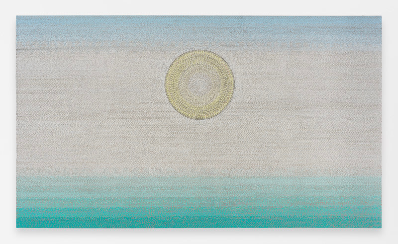 Matthew Weinstein, Cerulean Sky Over the Moyenne Corniche, 2024