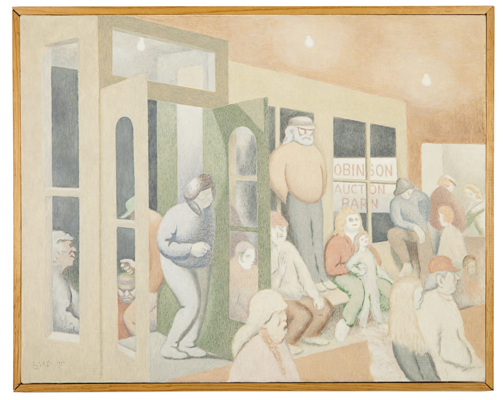 David Byrd, Auction Crowd, 1990