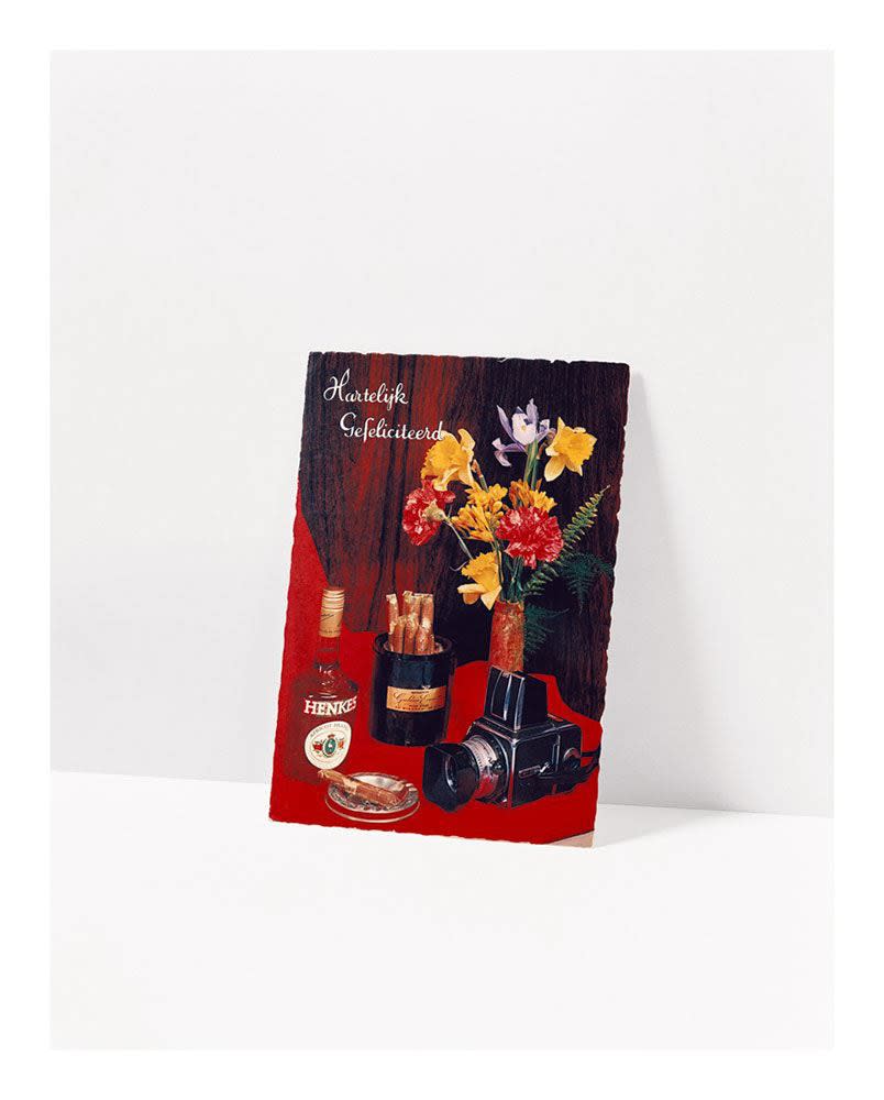 Anne Collier, Dutch Still Life #2 (Postcard) Hartelijk Gefeliciteerd / Warm Congratulations, 2012