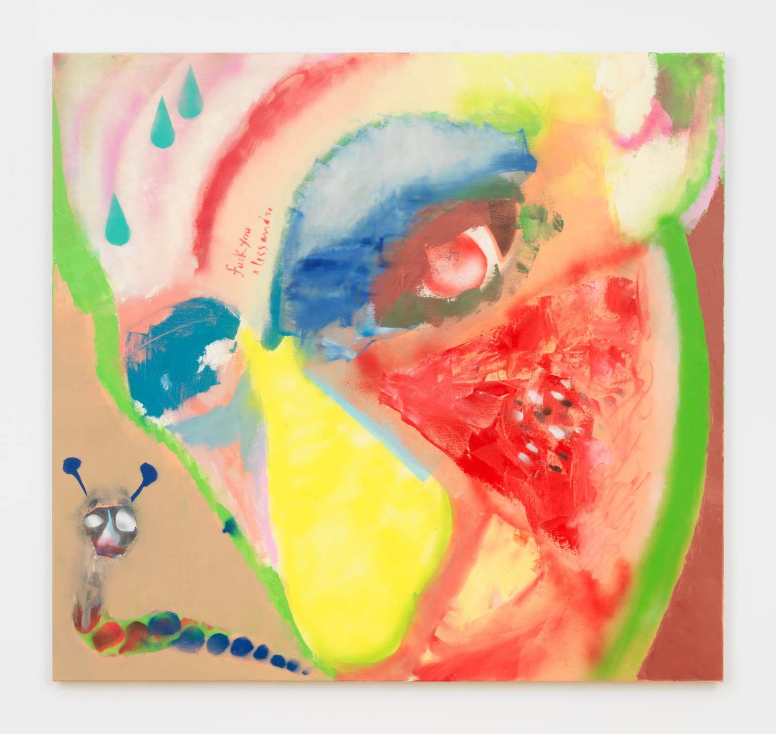 Alessandro Pessoli, Fuck you Alessandro, 2017