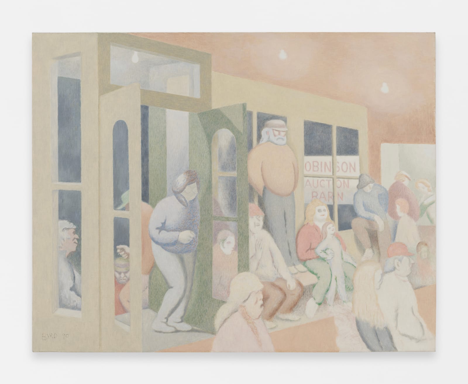 David Byrd, Auction Crowd, 1990